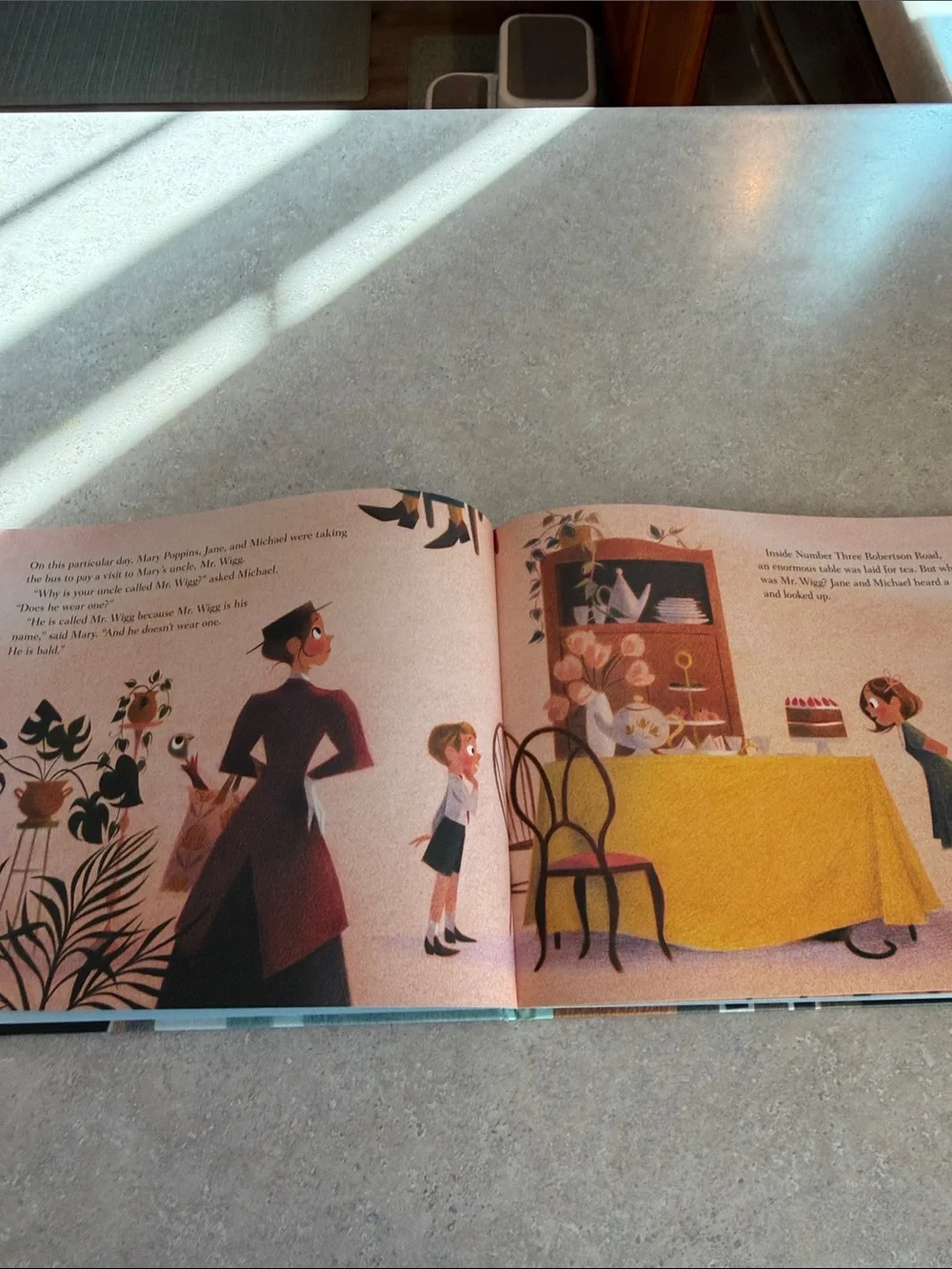 Mary Poppins Picture Book - Illustrated Cover